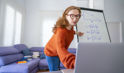 Online math tutor