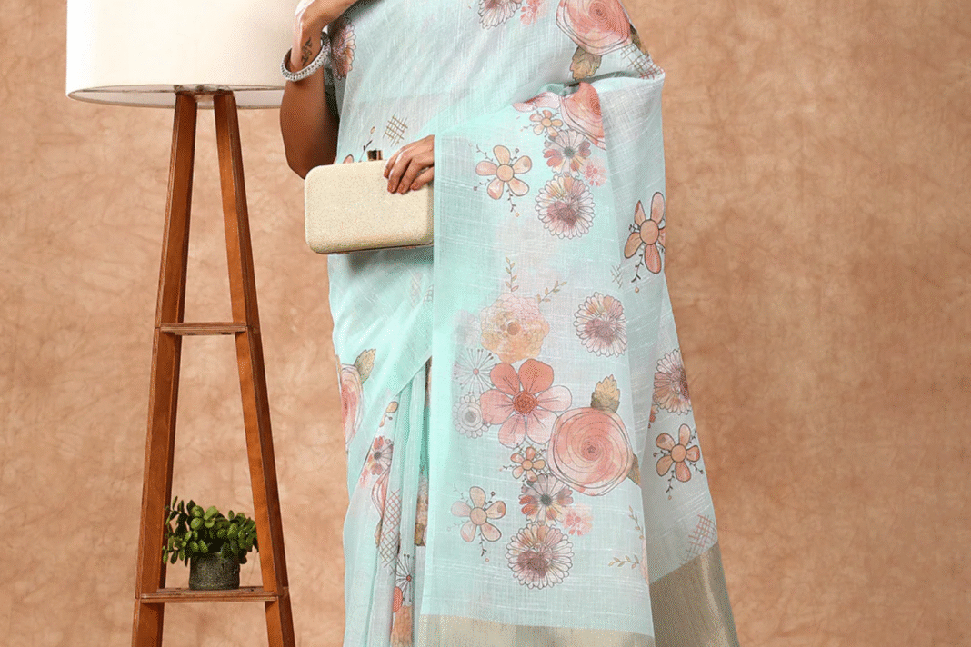 linen sarees