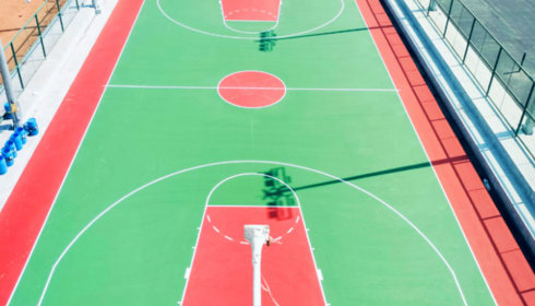 basketball court construction