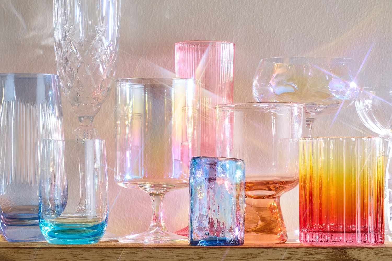 Cloudy glassware